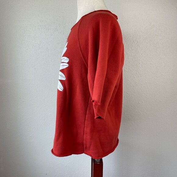 Daisy Cut Off Sweatshirt EUC - Picture 3 of 5